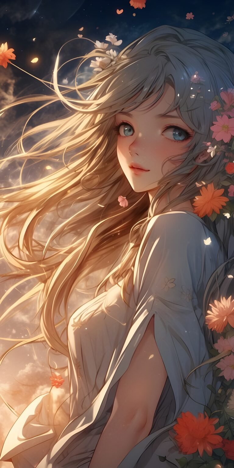 4k Anime Girl Beautiful looking Phone Wallpaper HD