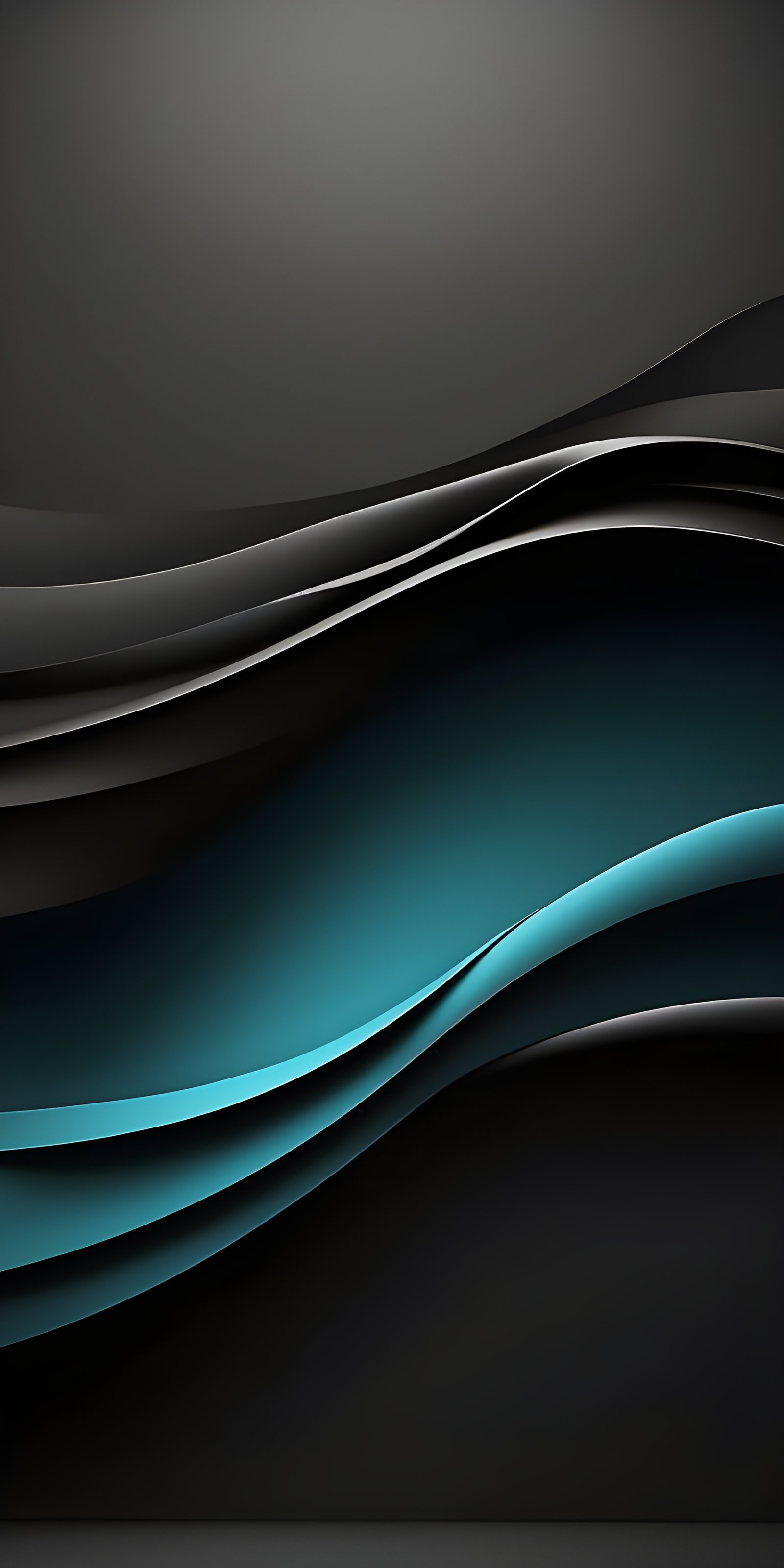 Abstract Black and Blue Beautiful Phone Wallpaper