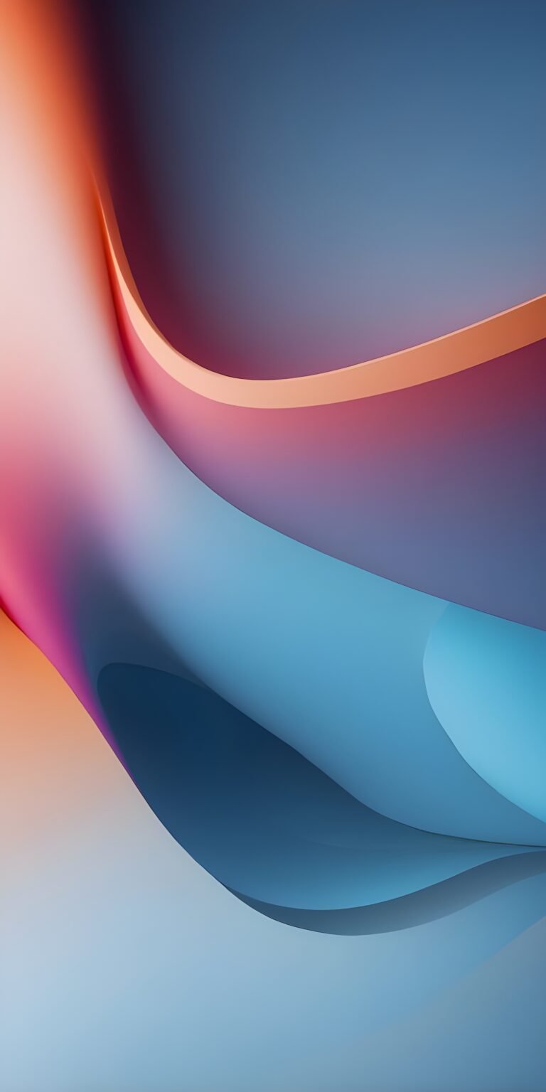 Abstract Blue Pink Wallpaper