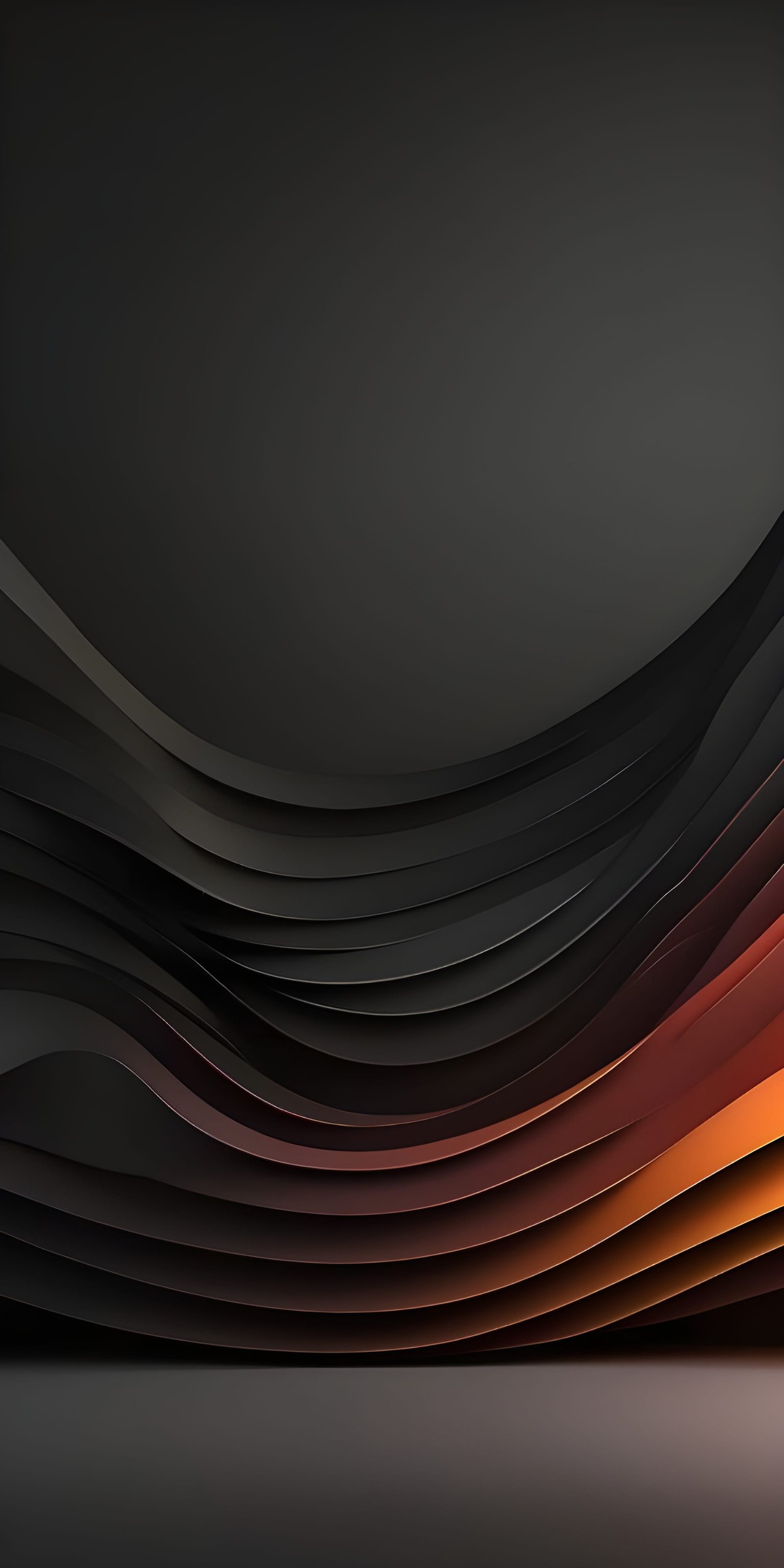 Abstract Phone Wallpaper Black