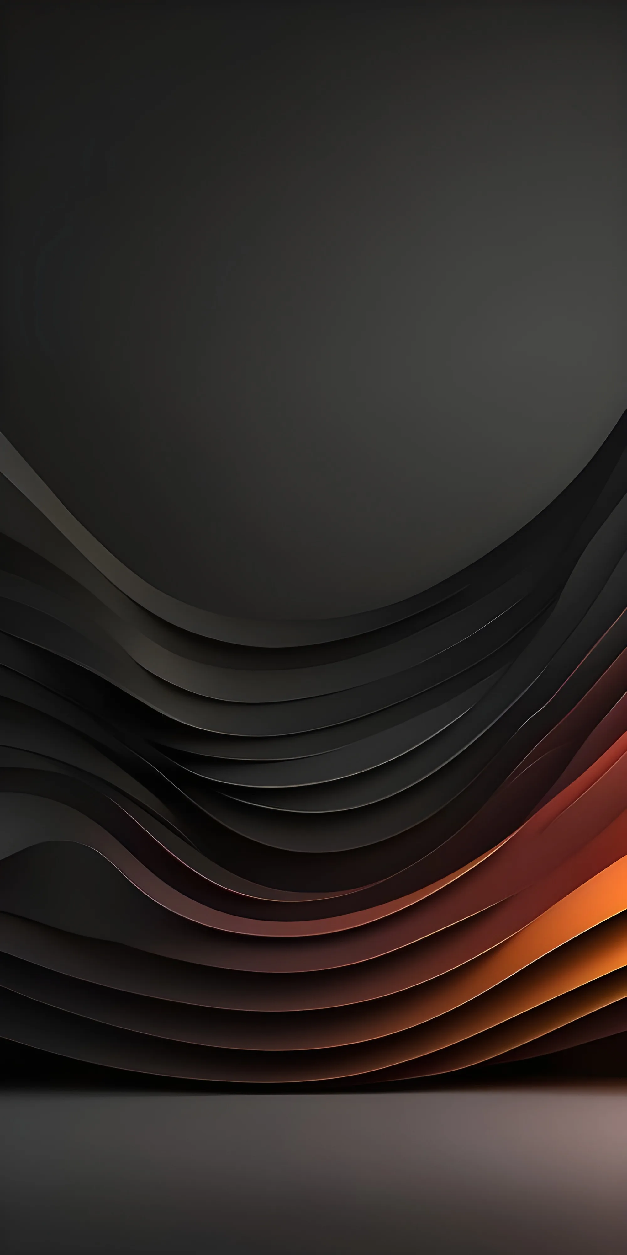 Abstract Phone Wallpaper Black