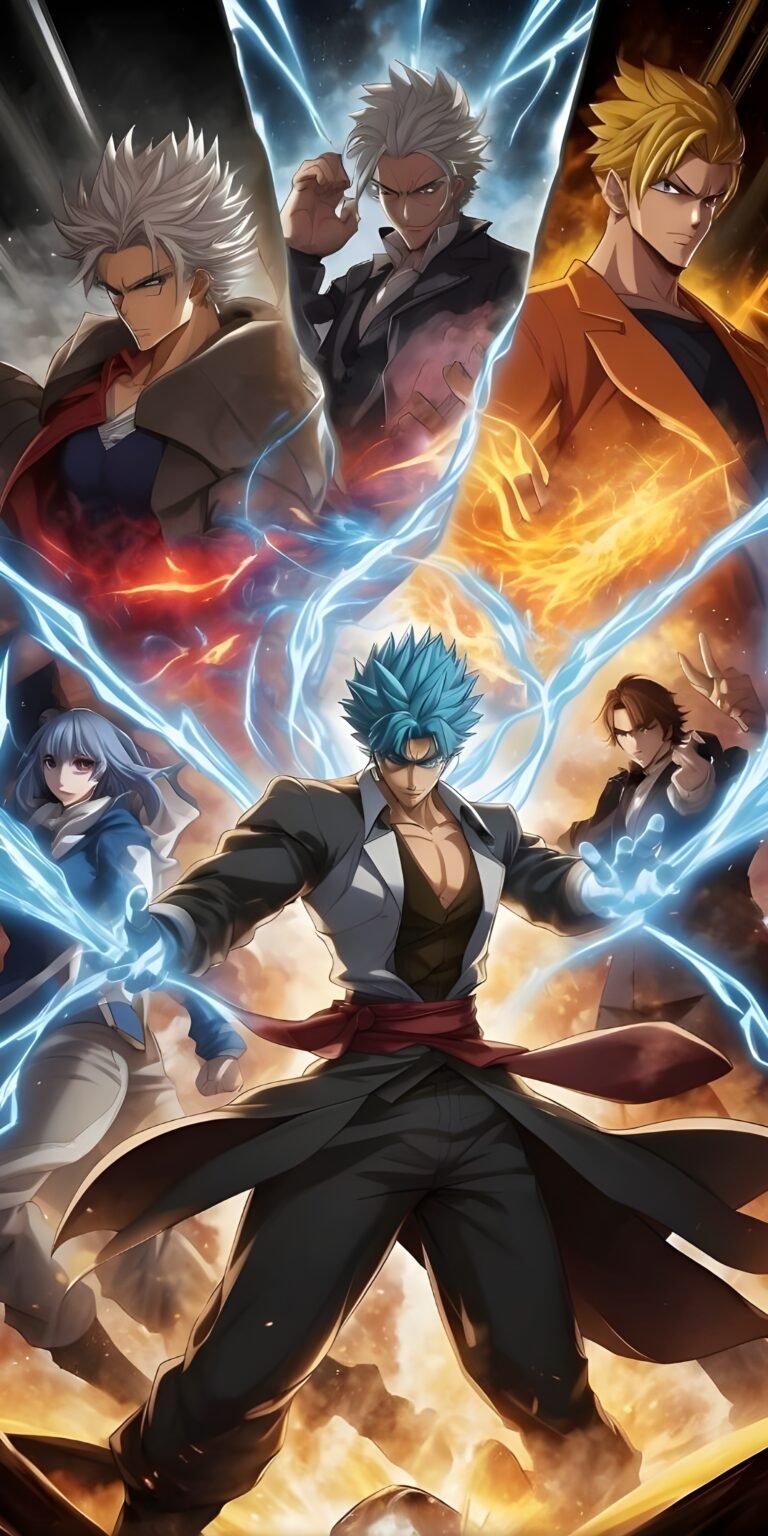 Anime Fight Phone Wallpaper