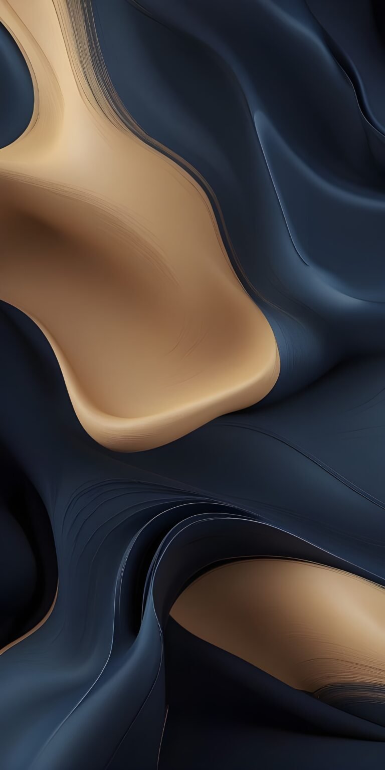 Blue Abstract wallpaper Curves for Phone