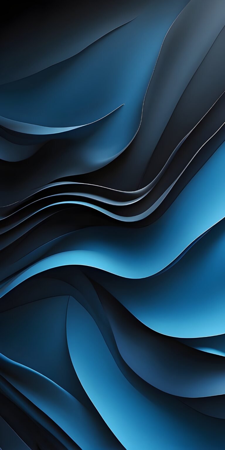 Blue and Black Abstract Phone Wallpaper Download