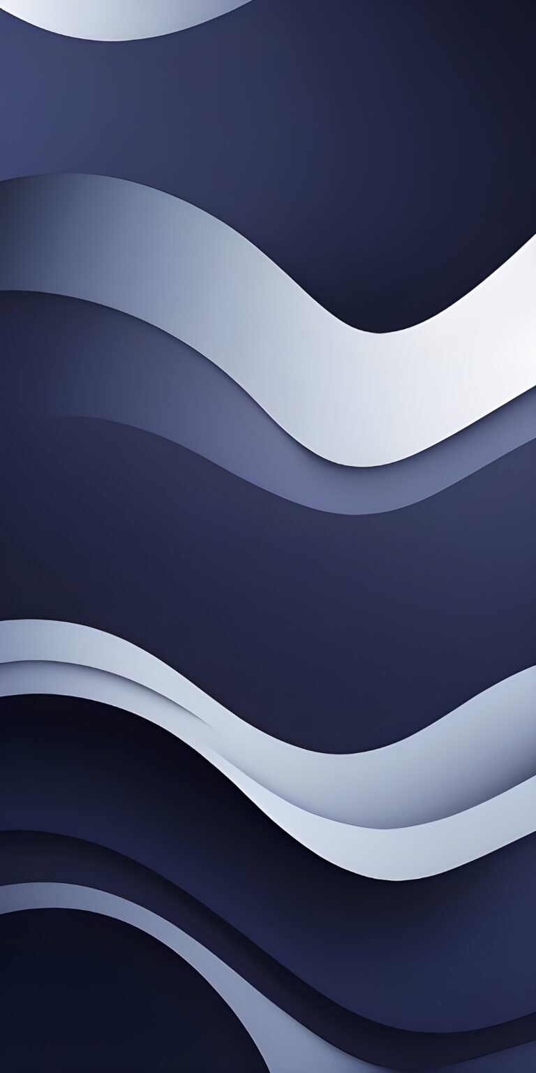 Blue and White Abstract Beautiful Phone Wallpaper