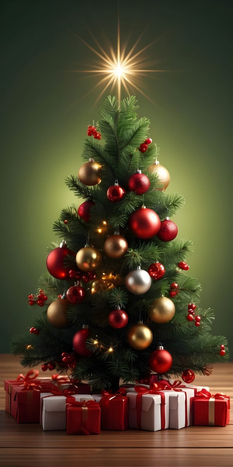 Christmas Tree Phone Wallpaper