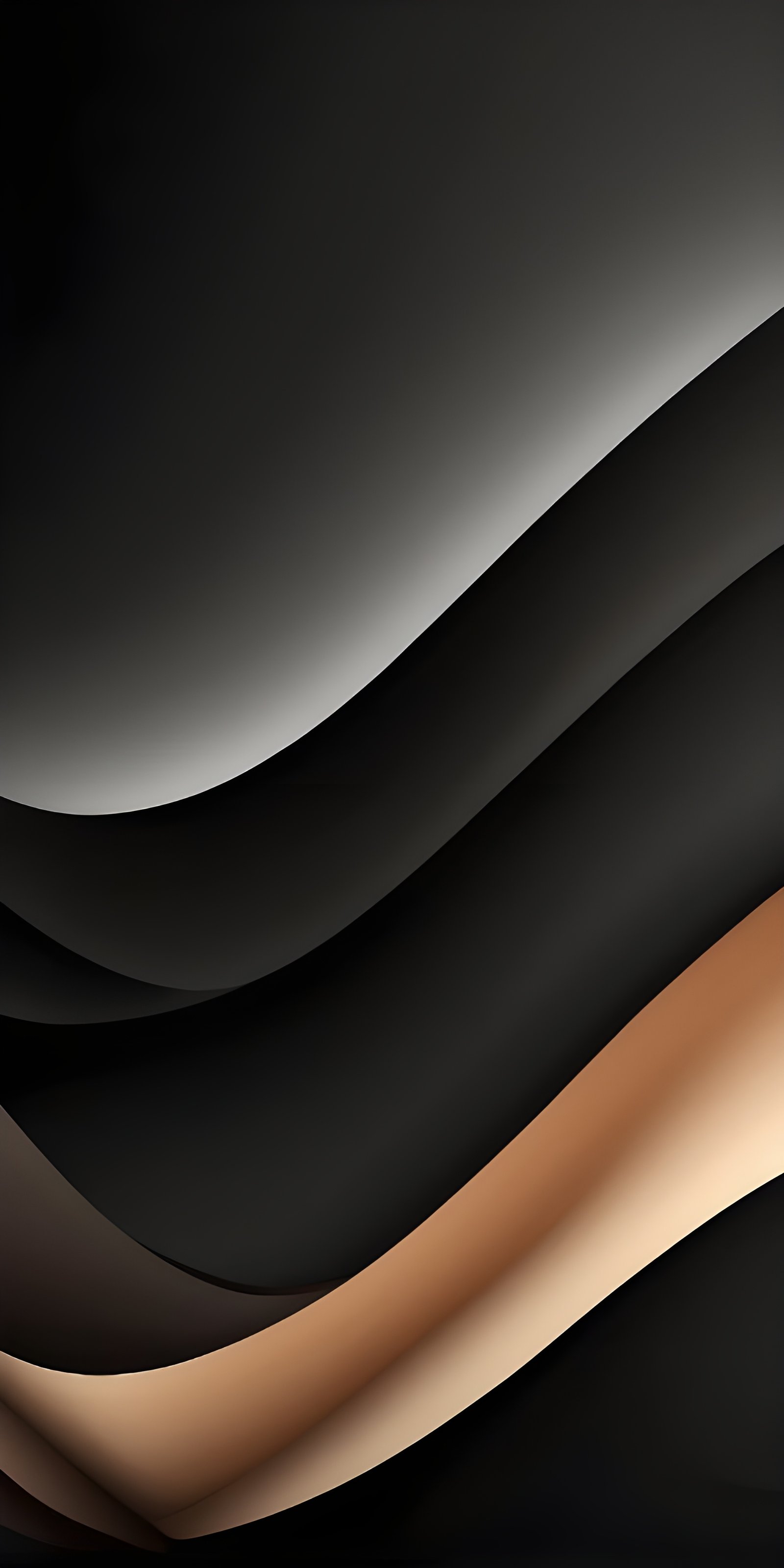 Cool Black Gradient Abstract Phone Wallpaper
