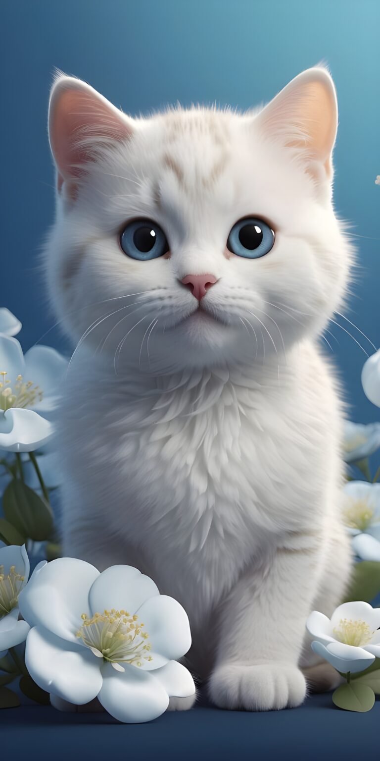Cute Meow Phone Wallpaper, cat