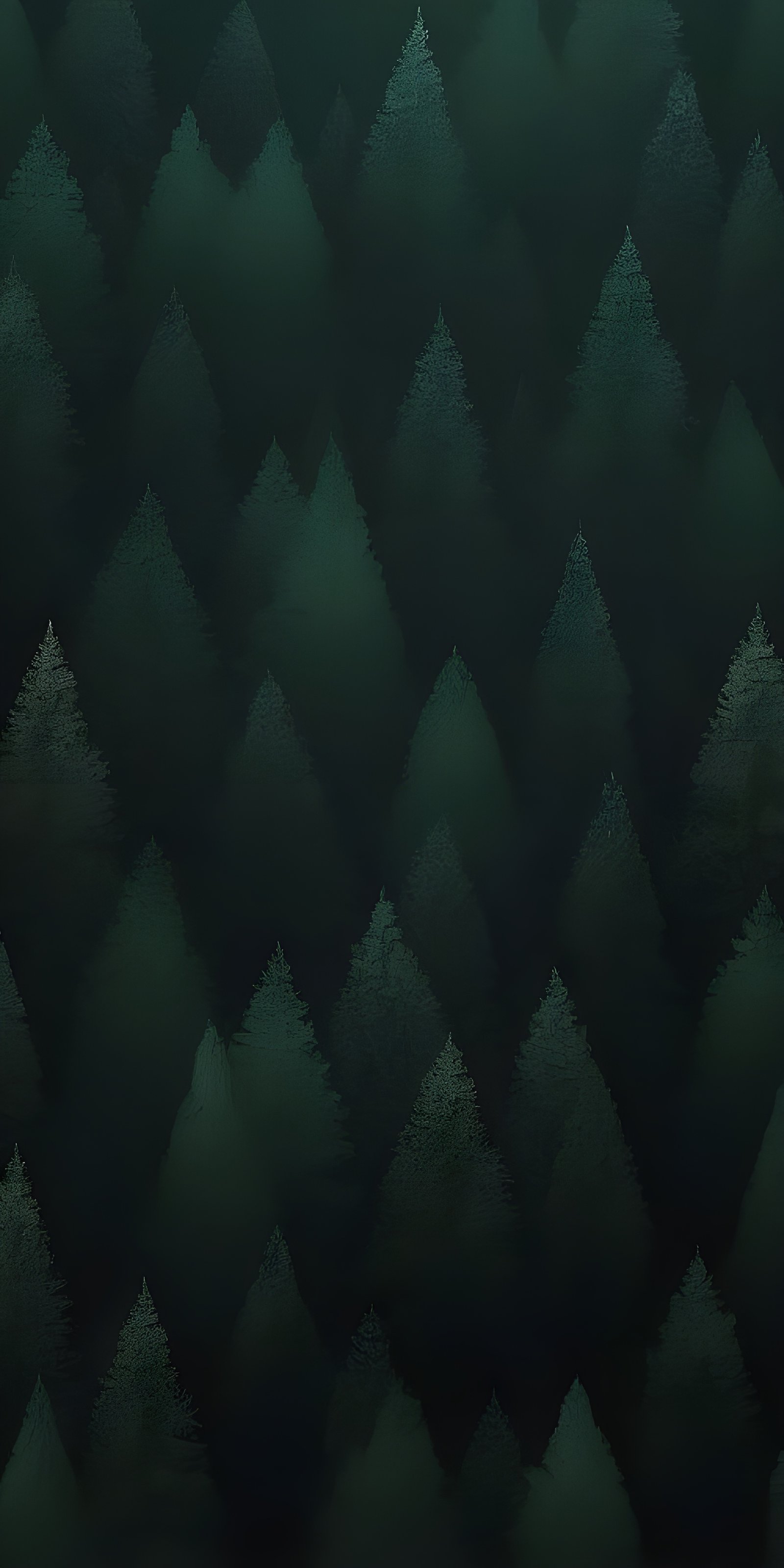 Forest Trees Phone Wallpaper Abstract, Black
