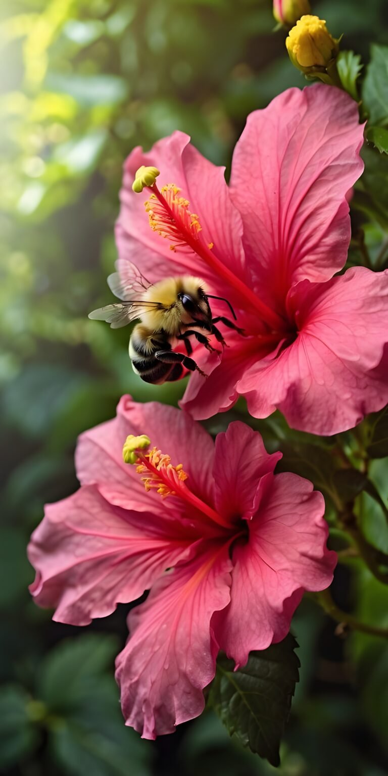 Hibiscus Phone Wallpaper