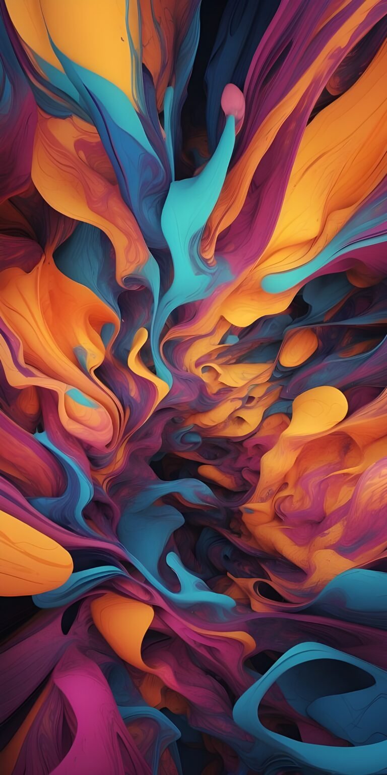 Mix Color Abstract Phone Wallpaper