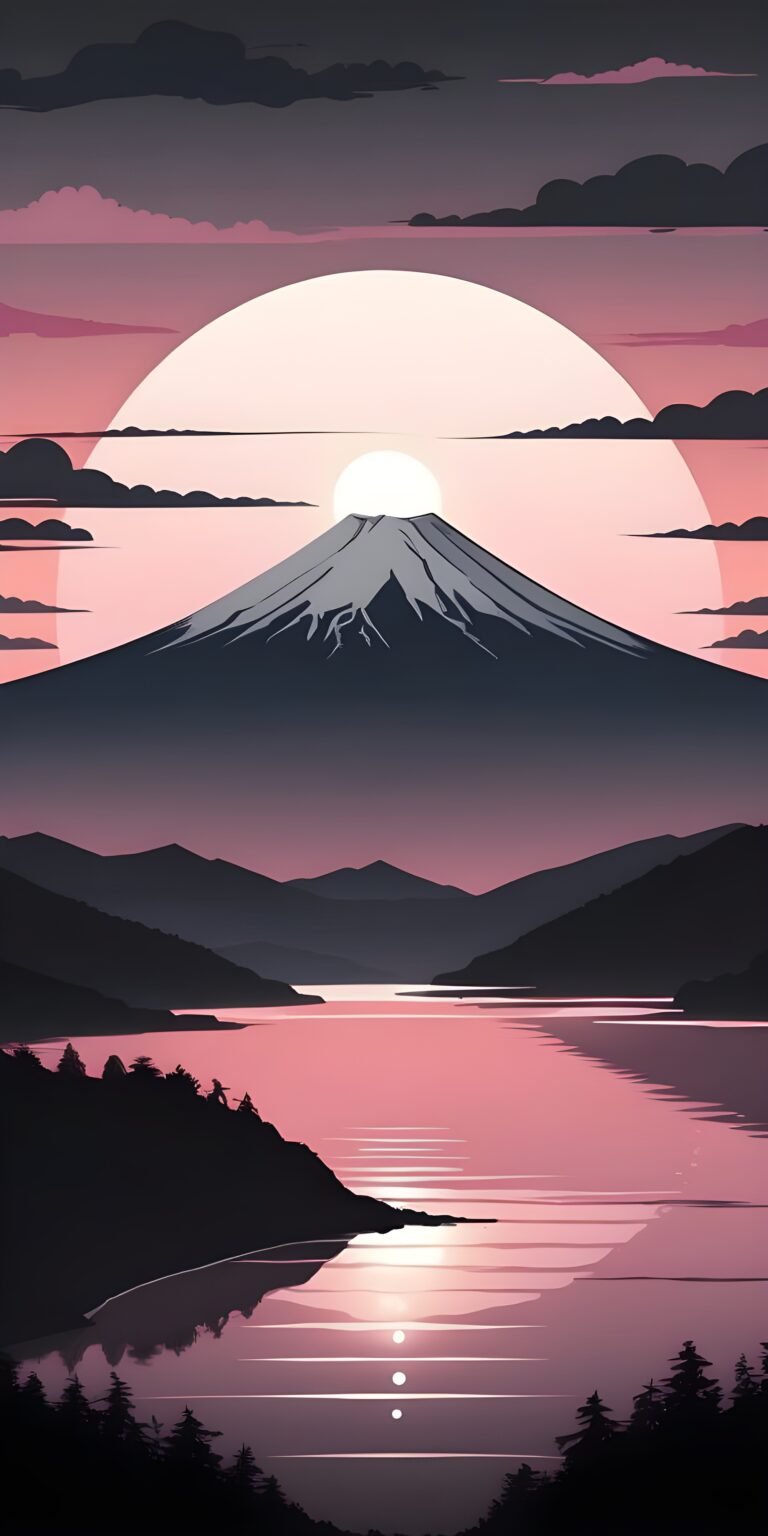 Mount Fuji Beautiful Phone Wallpaper