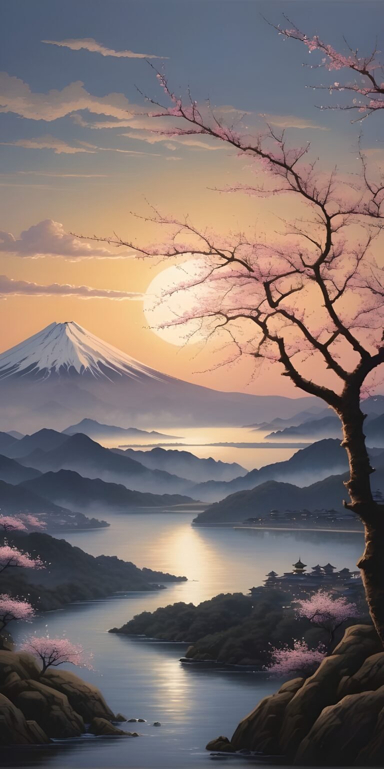 Mount Fuji Japan Phone Wallpaper