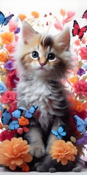 Cute Kitten Aesthetic Phone Wallpapers HD Download