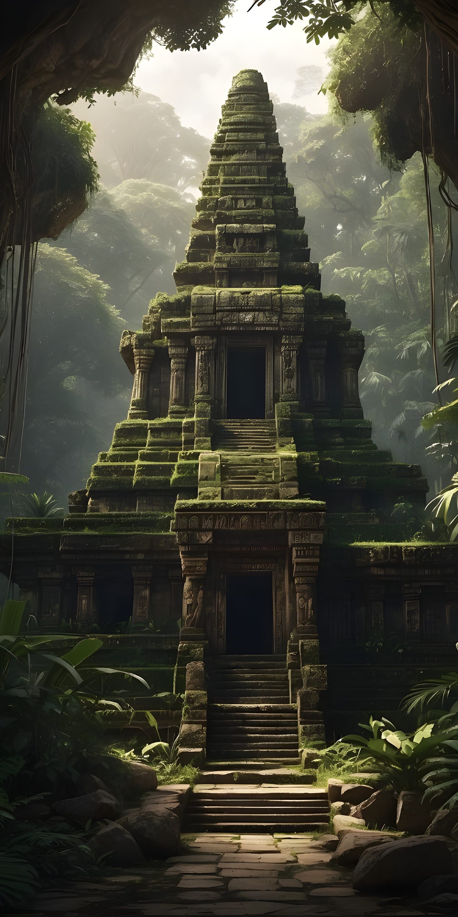 Old Temple Phone Wallpaper Download