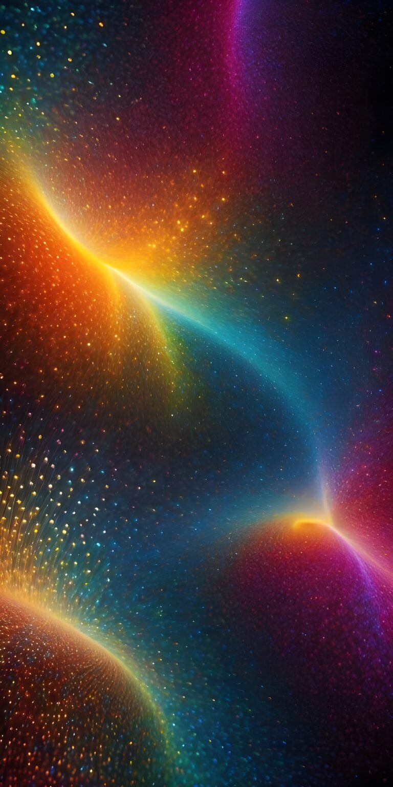 Vibrant Abstract Colorful Phone Wallpaper