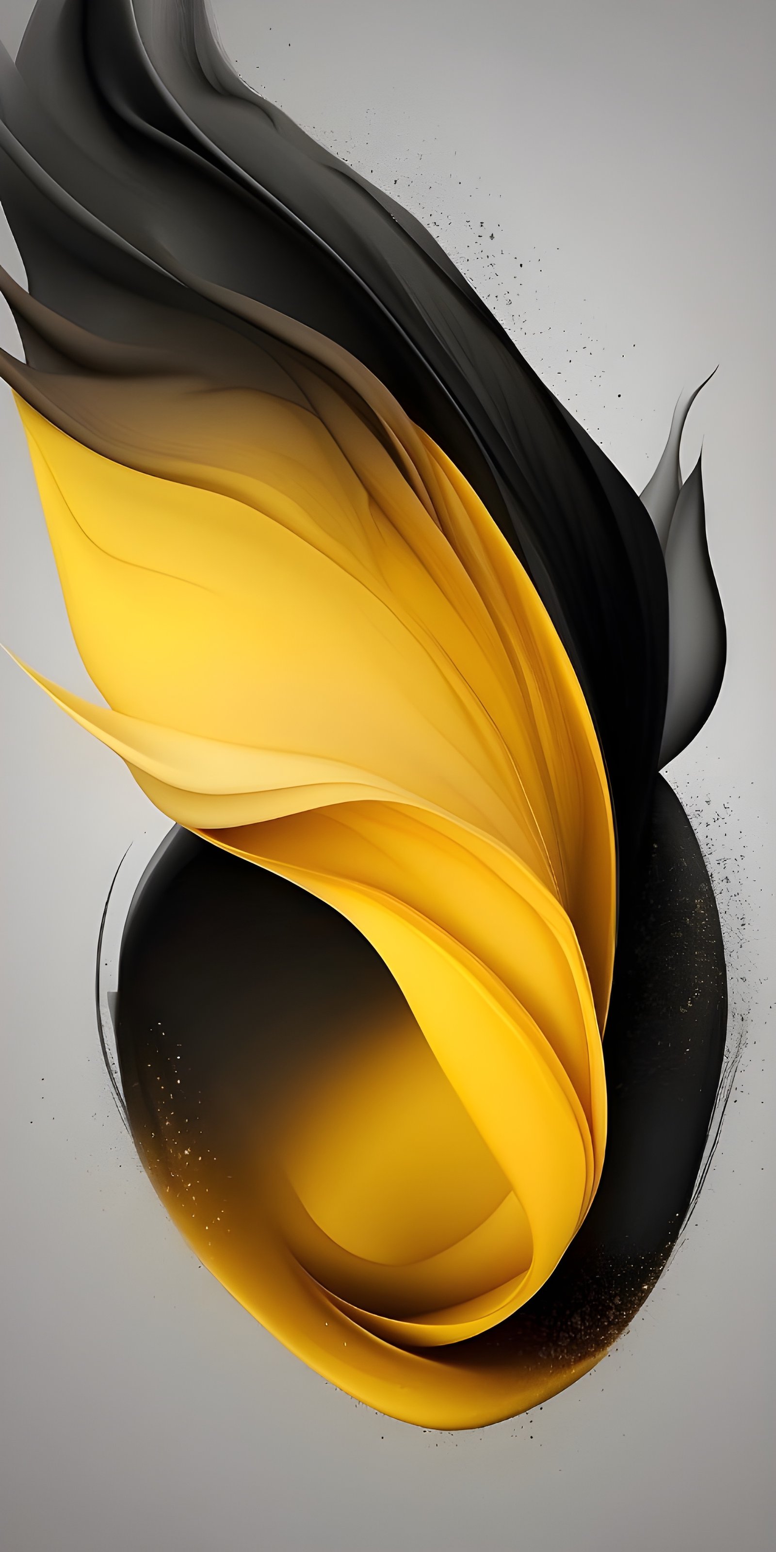 Yellow Interesting Phone Wallpaper Download Abstract