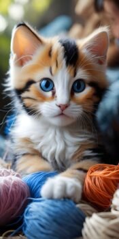 Cute Kitten Adorable Phone Wallpapers HD