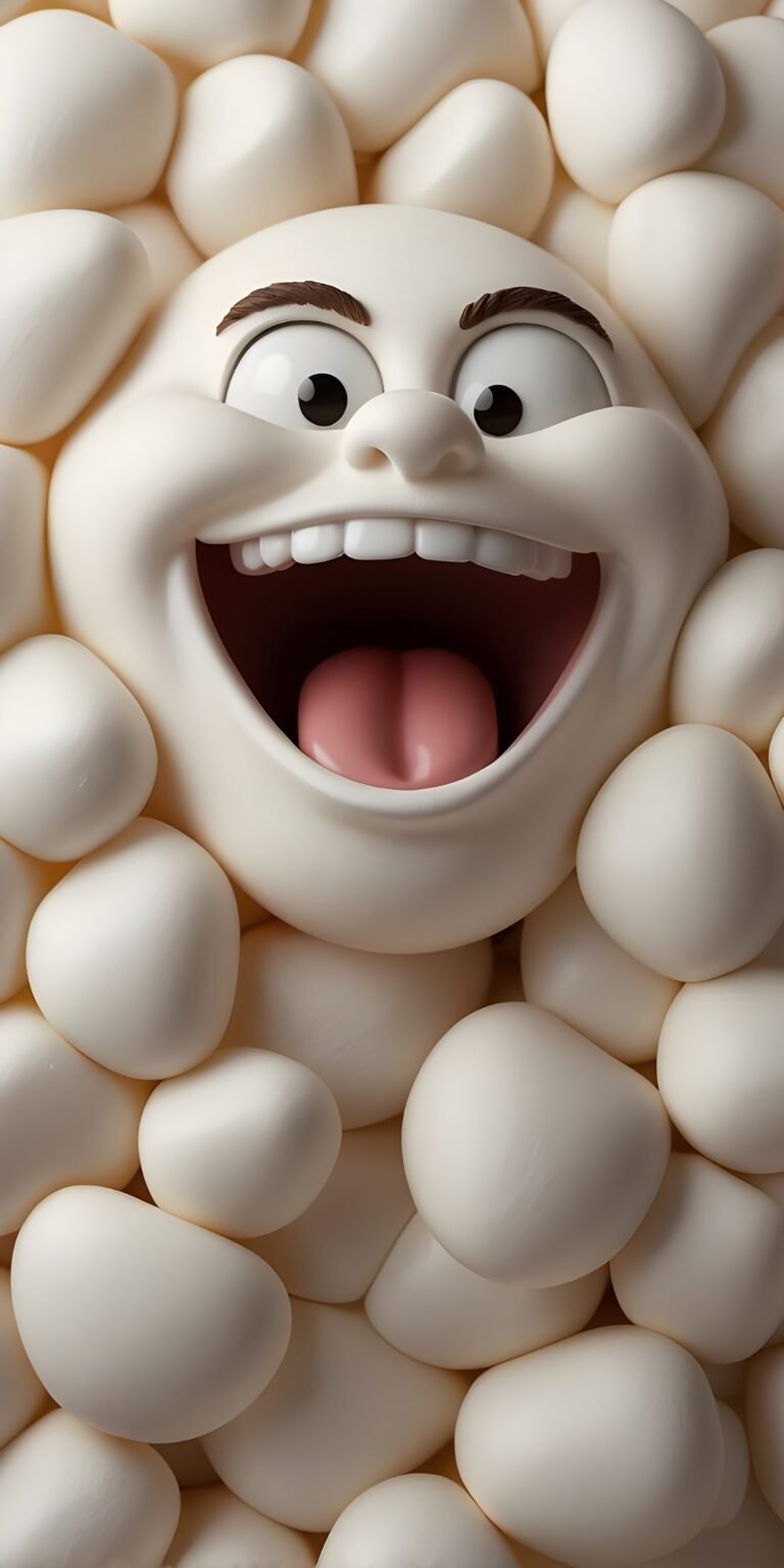 3D Laughing Puffy Phone Wallpaper #54