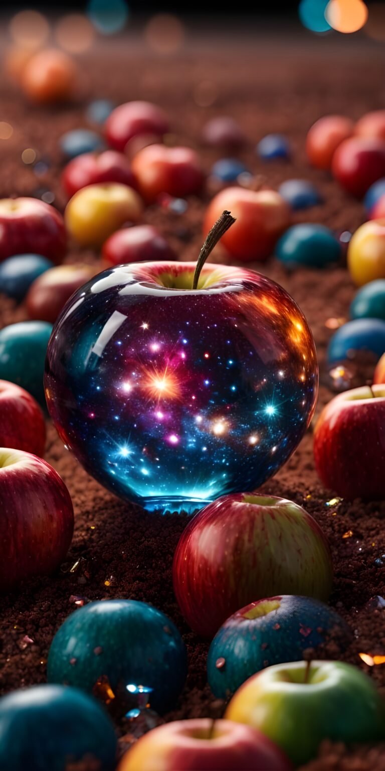 Apple Food, Fruit Colorful Phone Wallpaper