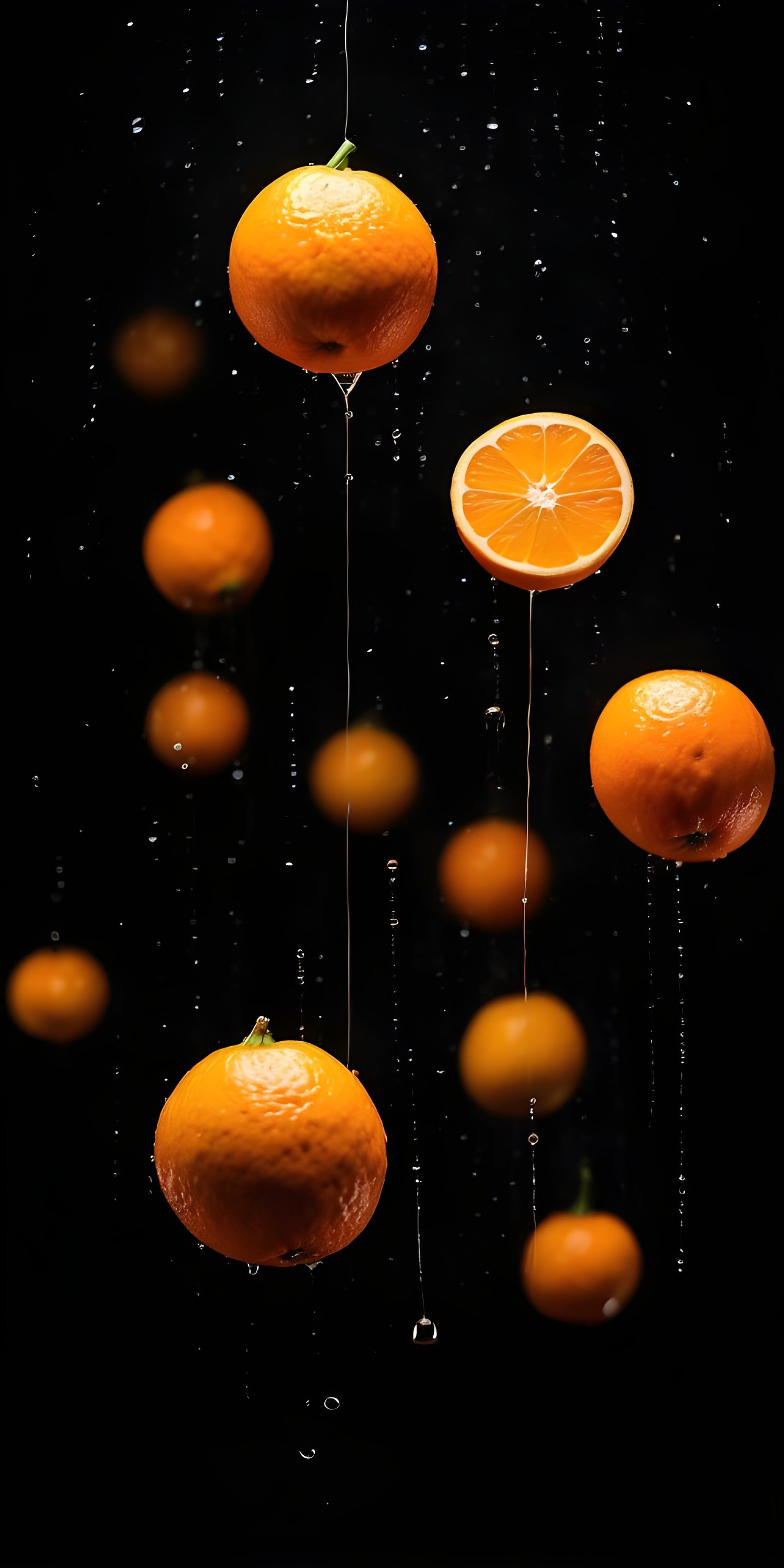 Best AMOLED Orange Phone Wallpaper Download 4k HD