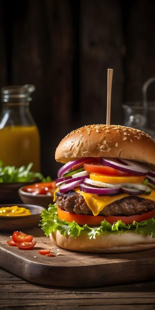 Best Burger Phone Wallpaper Download, Food