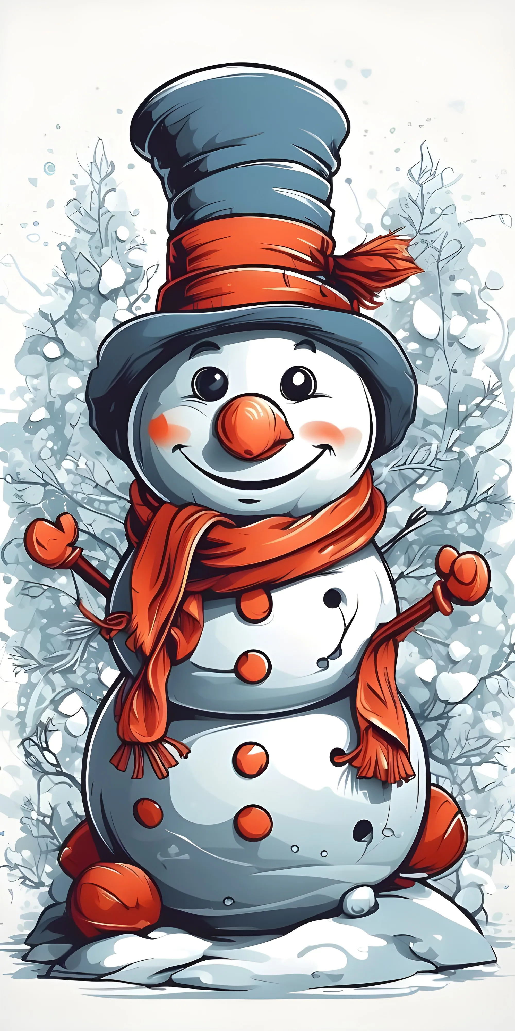 Best Winter Cartoon Wallpaper Background