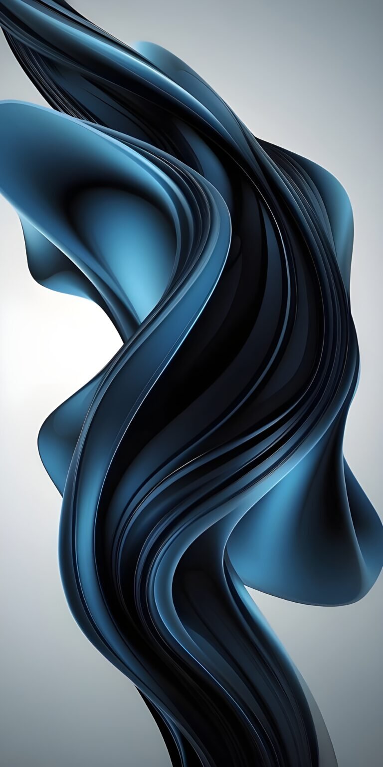Blue, White Abstract Mobile Wallpaper Download