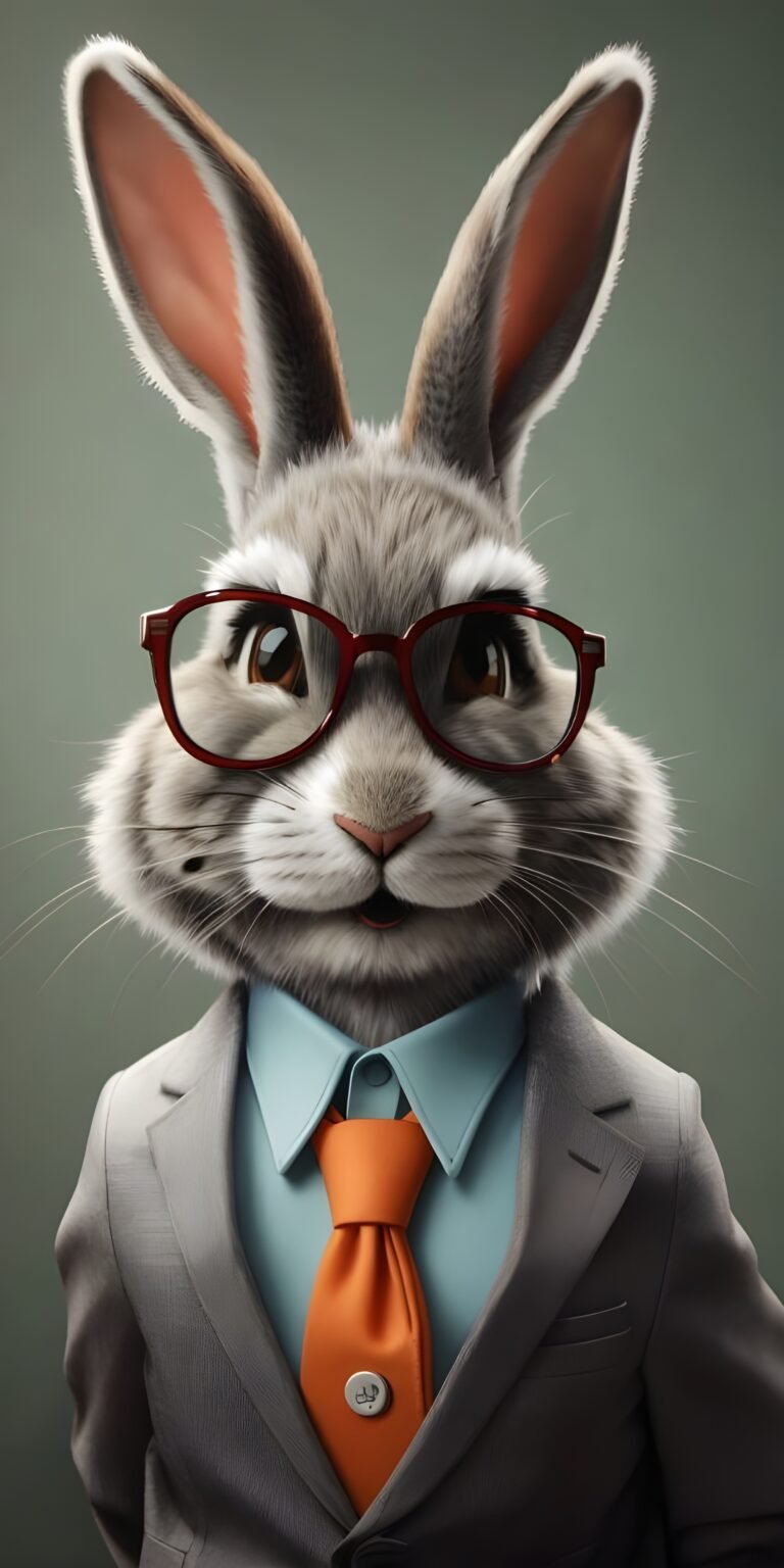 Bunny, Rabbit Cute Phone Wallpaper, Cartoon