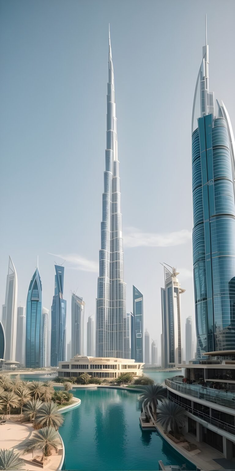 Burj Khalifa, Word Places Phone Wallpaper, City