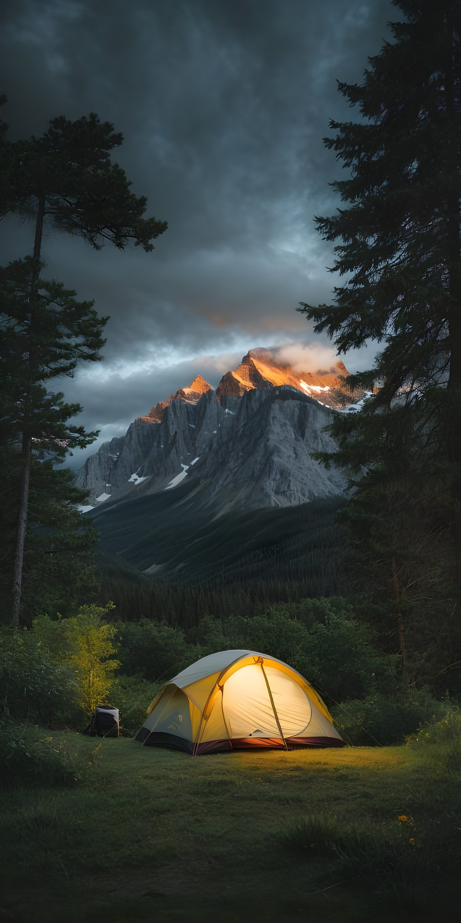Camping Beautiful Phone Wallpaper Download, Nature