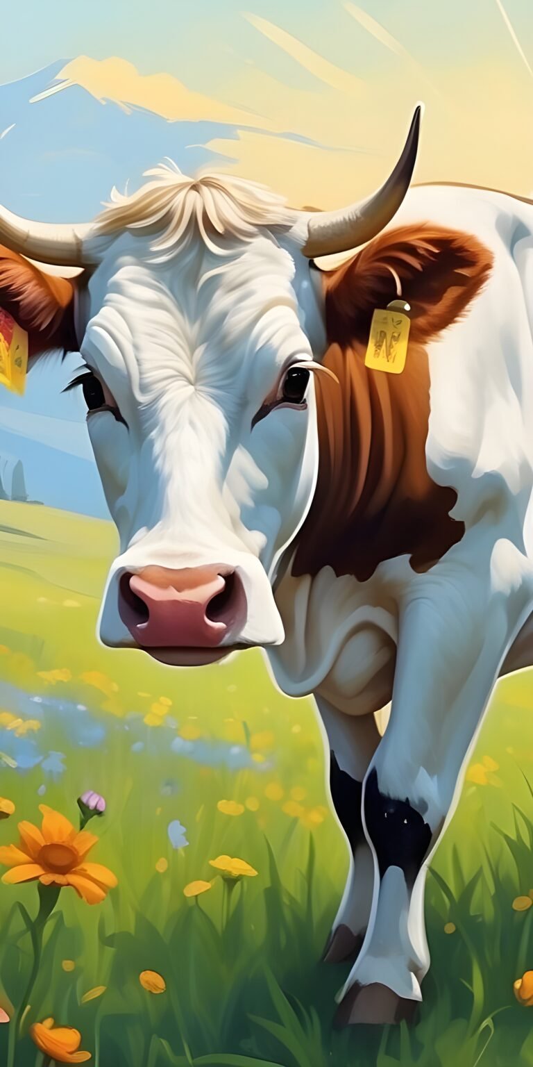 Cow Phone Wallpaper, Animal
