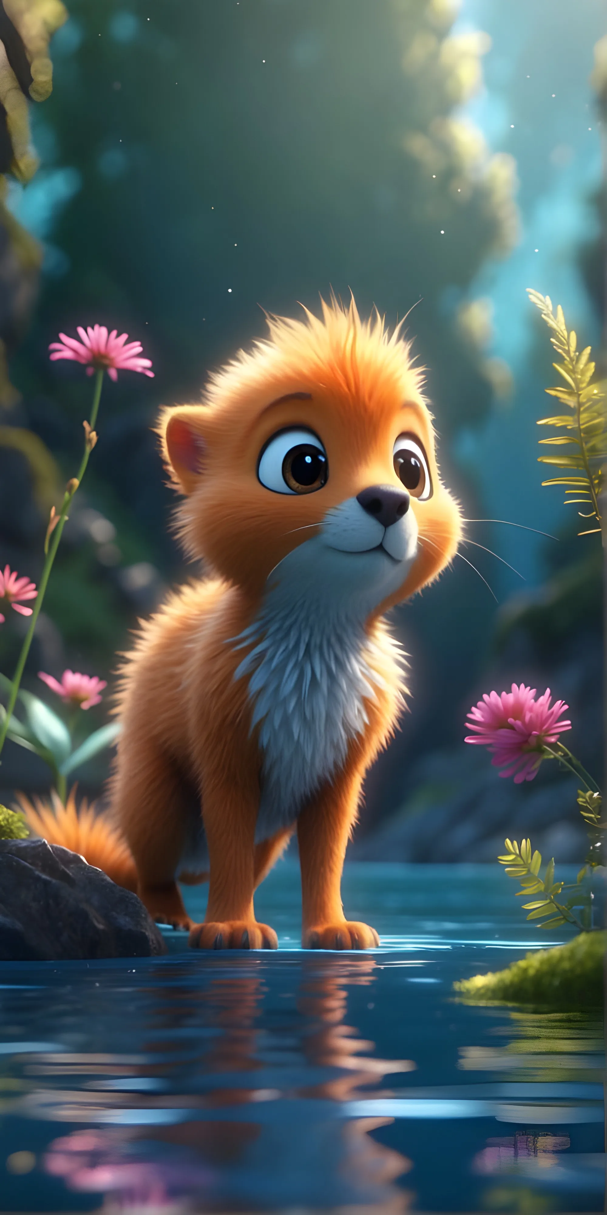 Cute Cartoon, Animal Wallpaper for Phone