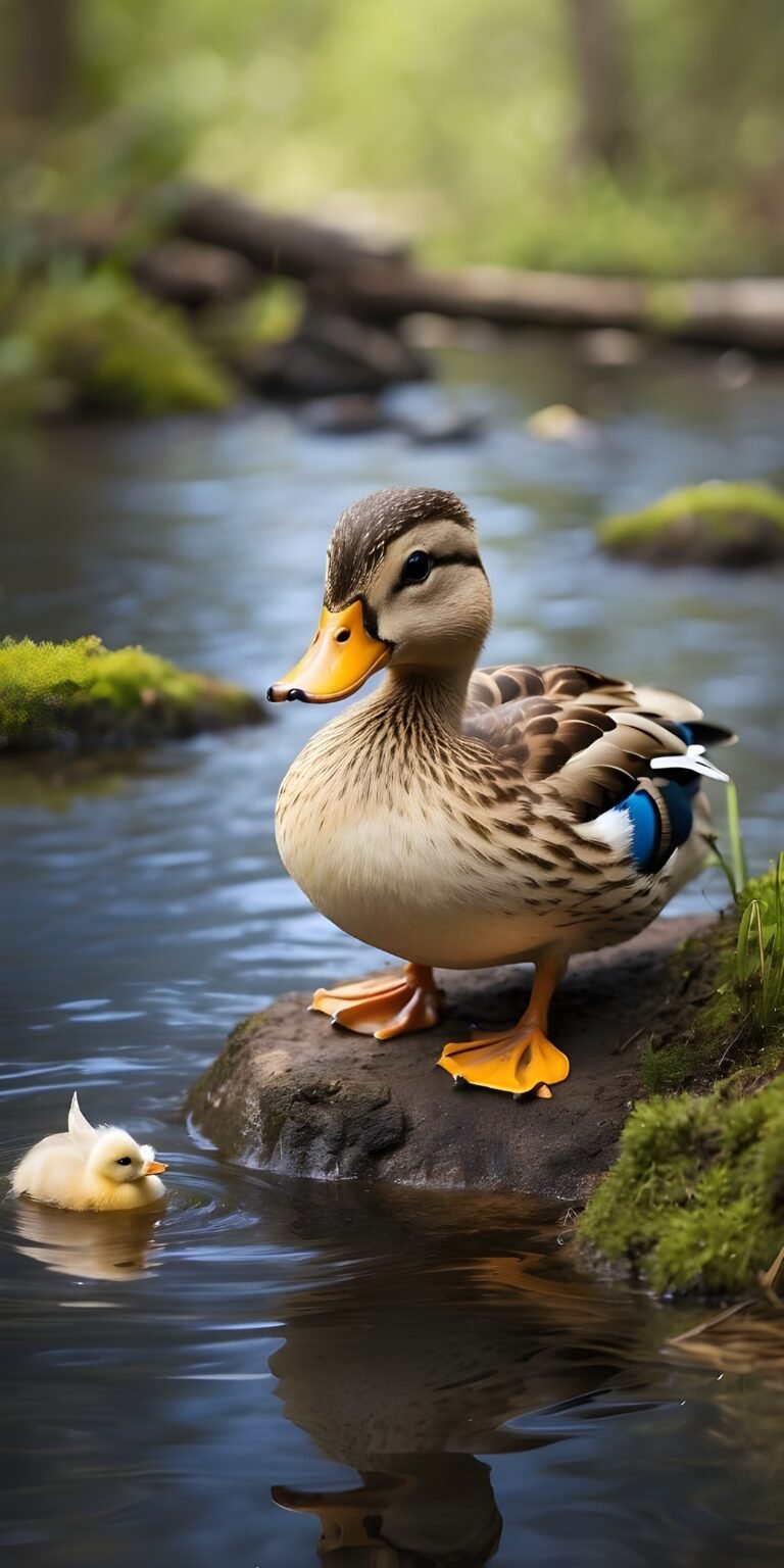 Cute Duck Phone Wallpaper Download, Animal