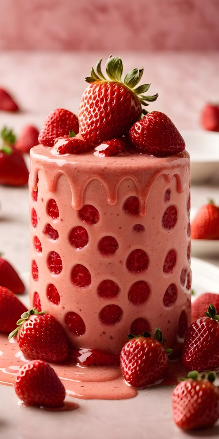 Dessert Cake Strawberry Phone Wallpaper Download, Food