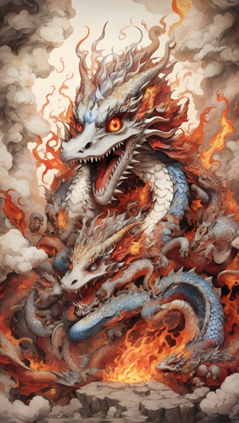 Dragon HD Phone Wallpaper, White