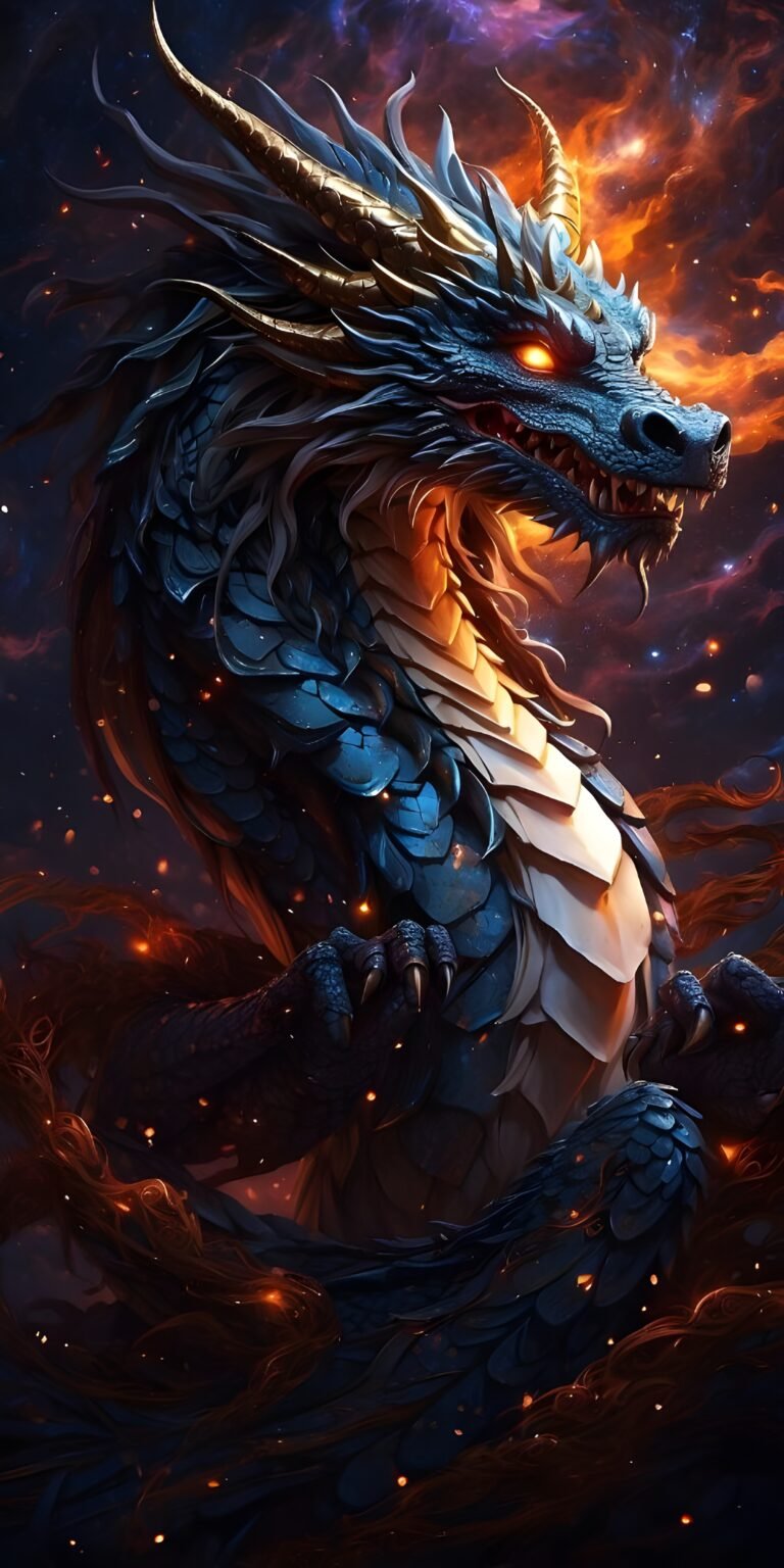 Dragon Vibrant Phone Wallpaper