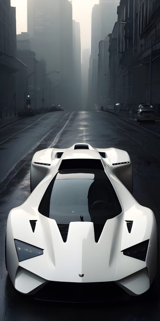 Futuristic Car Phone Wallpaper