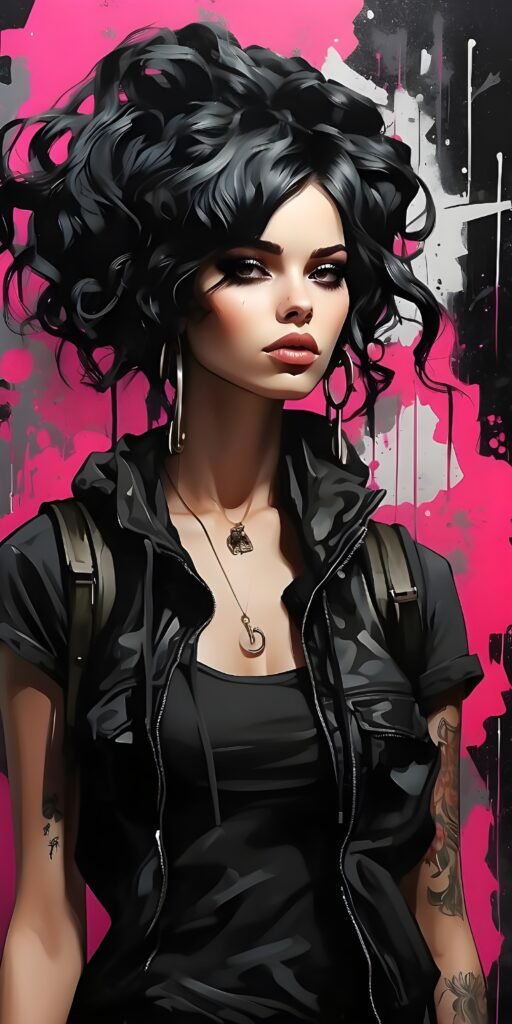 Girl in Black Phone wallpaper for Girls - MyWallpapers.in