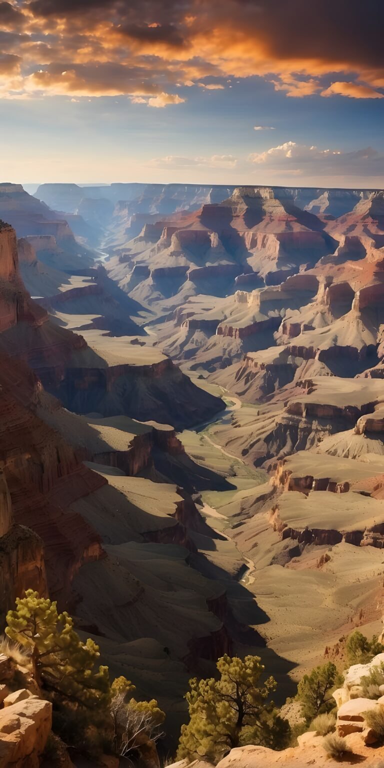 Grand Canyon with its vast canyons and colorful rock formations, World Places