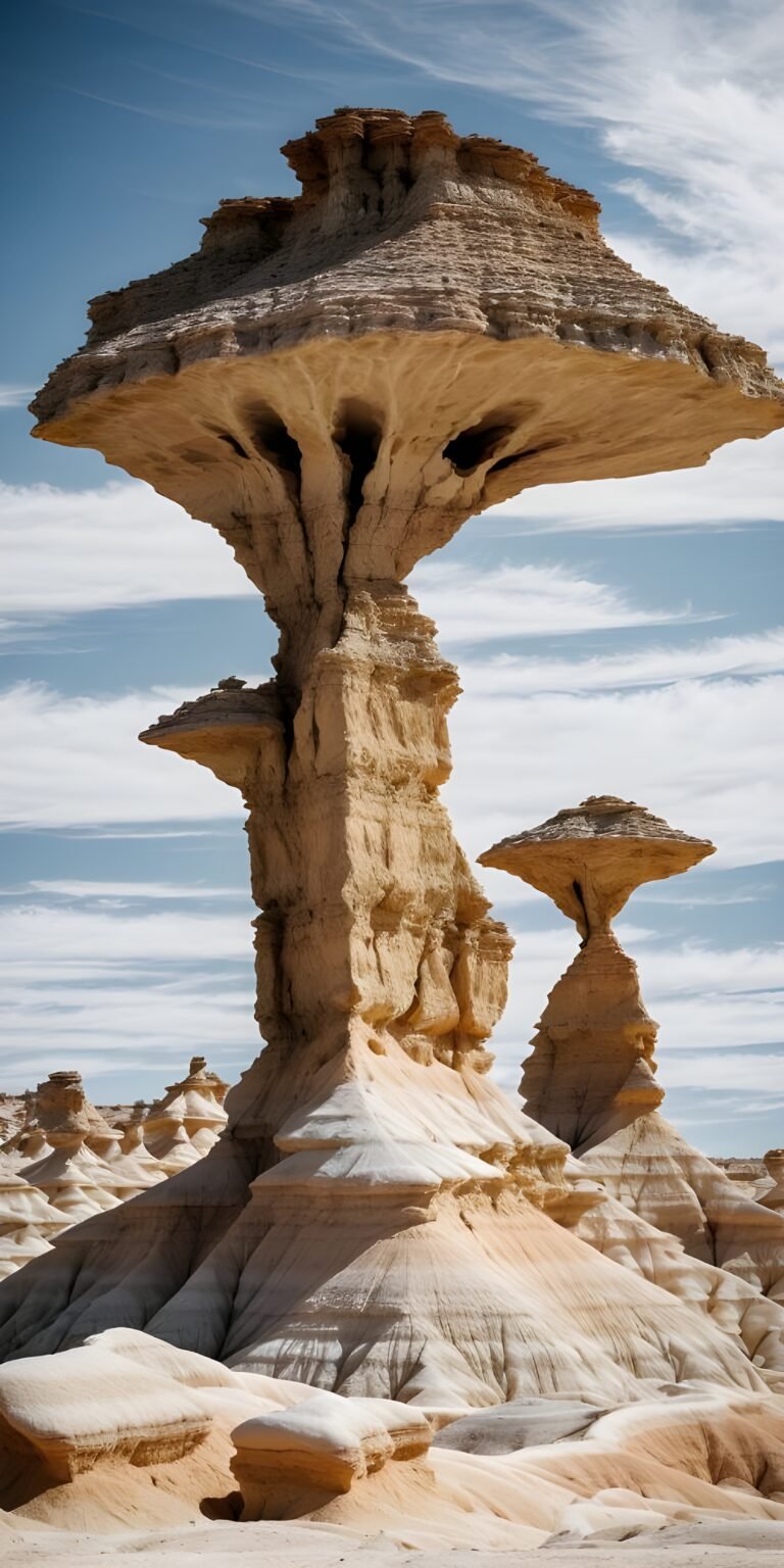 Hoodoos of the Bisti Badlands in New Mexico, USA, World Places