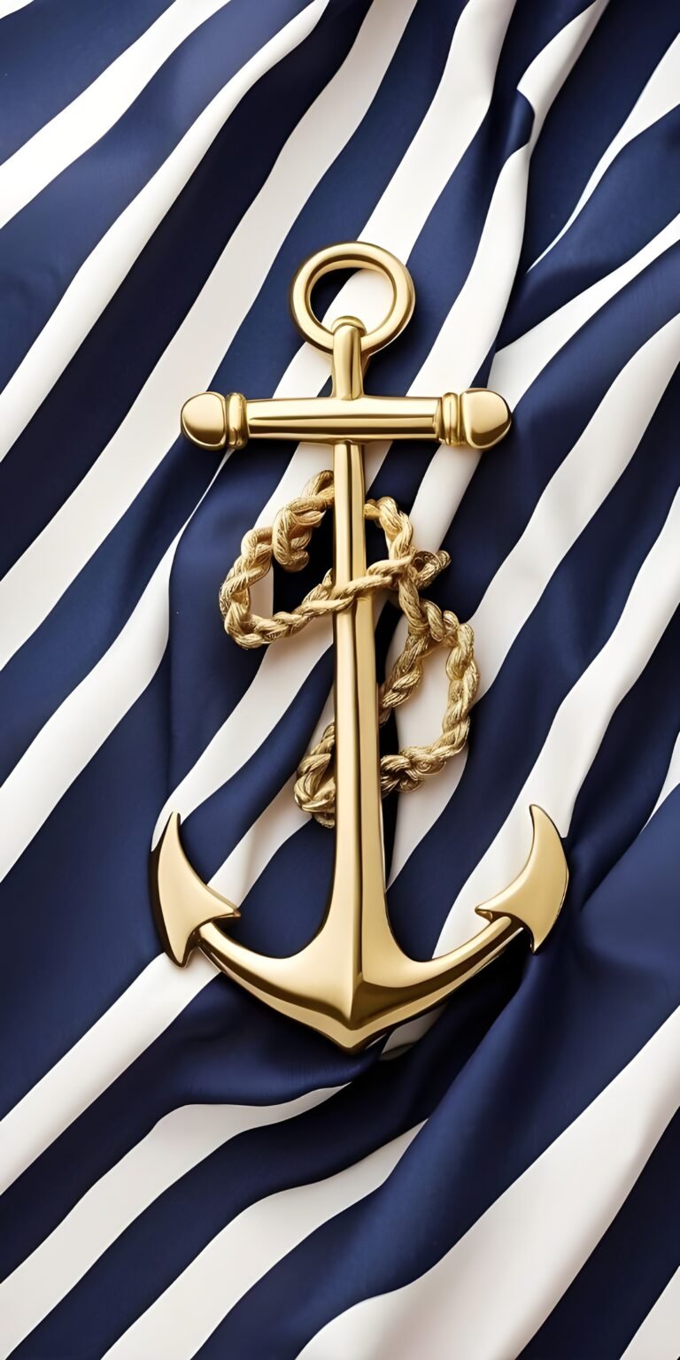 Preppy Anchor Wallpaper Phone Colorful