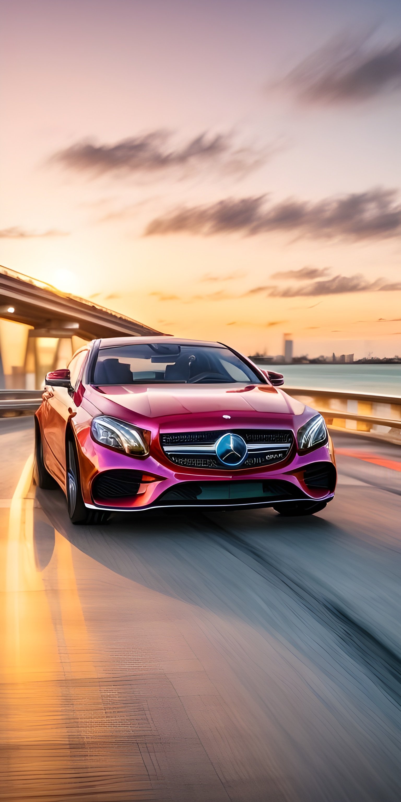 Red Mercedes Phone Wallpapers