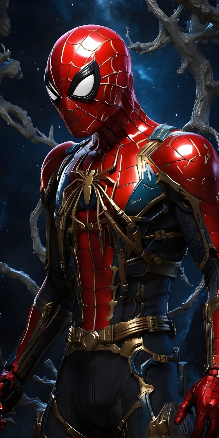 Spiderman Phone Wallpaper, Superhero, Red
