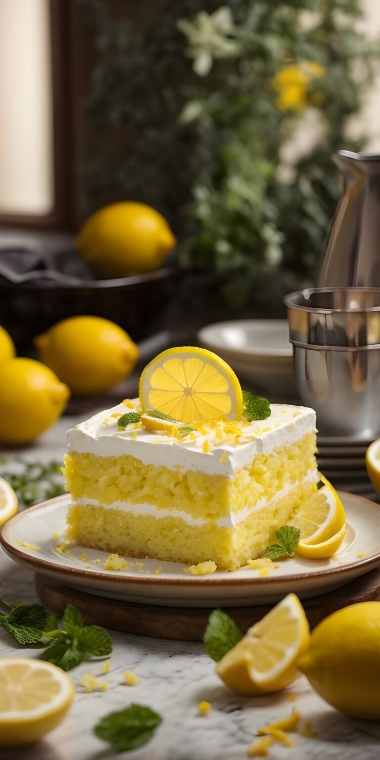 Yellow Cake Dessert Phone Wallpaper, Food