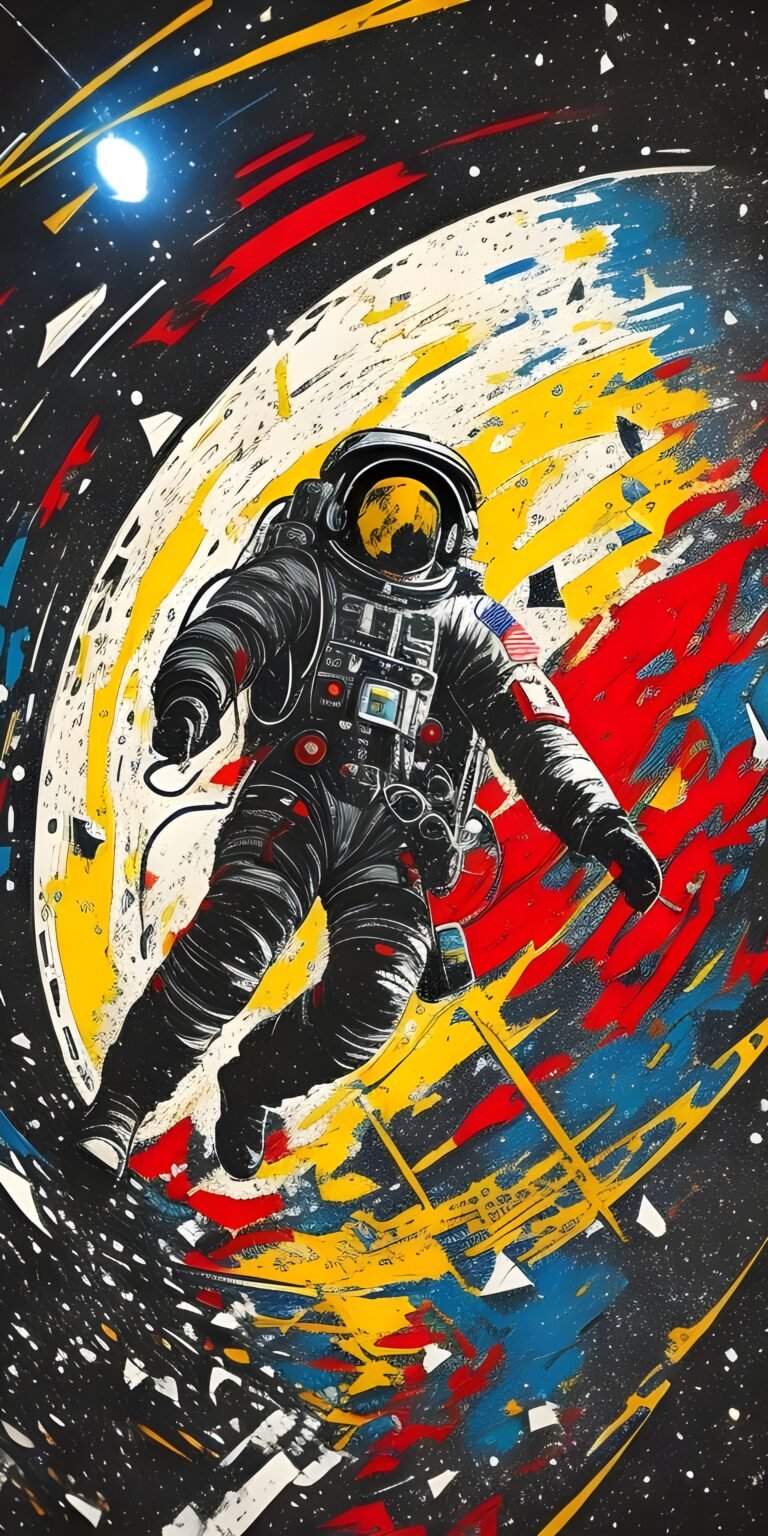 Astronaut Wallpaper, Galaxy, HD for Phone