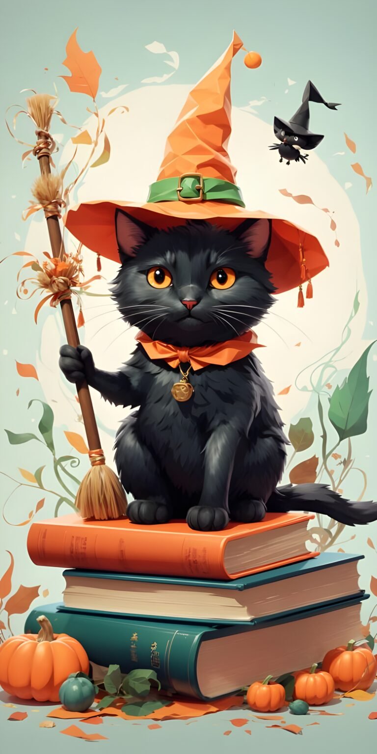 Best Black Cat Halloween Wallpaper Download for Mobile