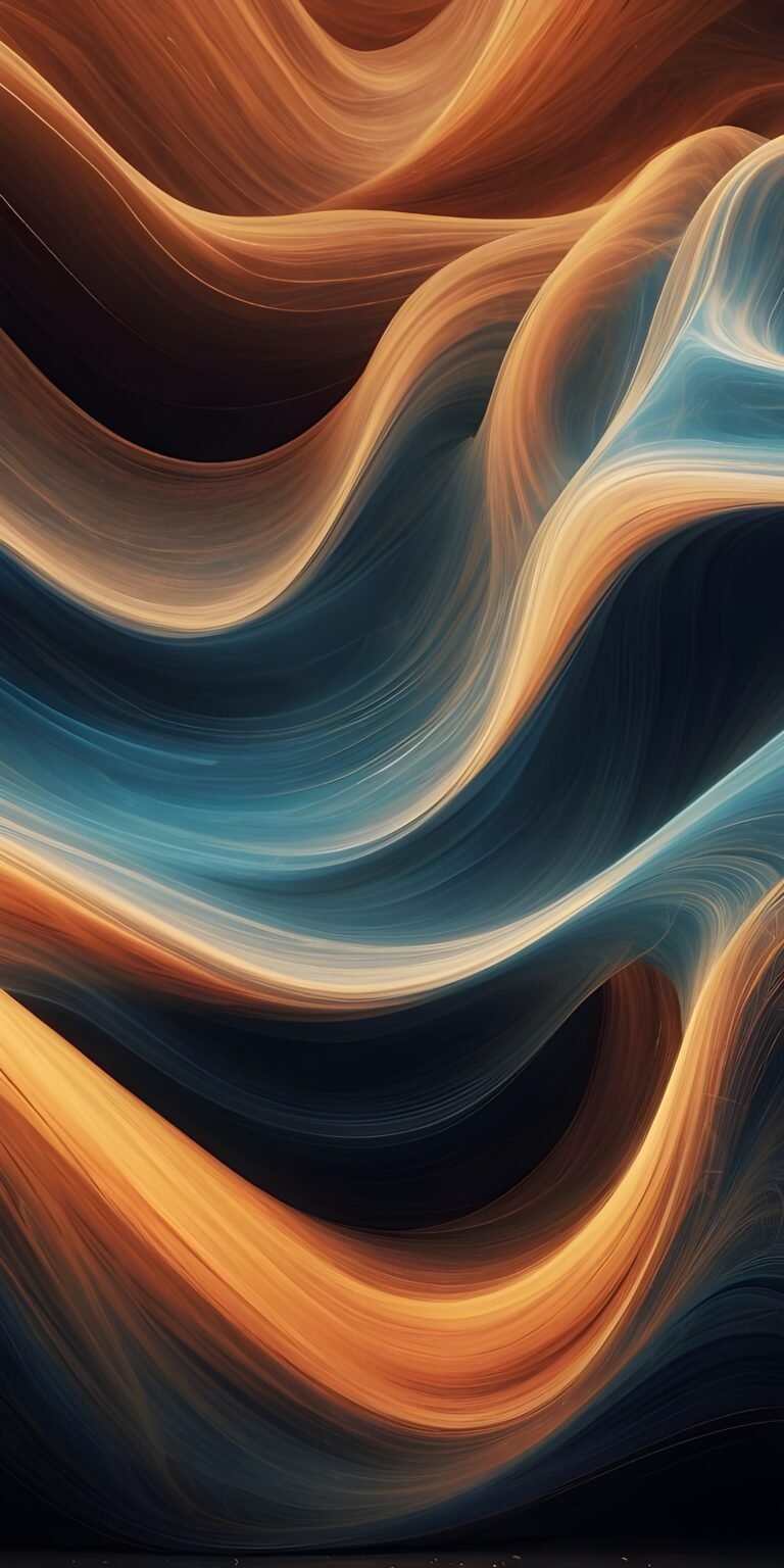 Best Colorful Waves Abstract Wallpaper