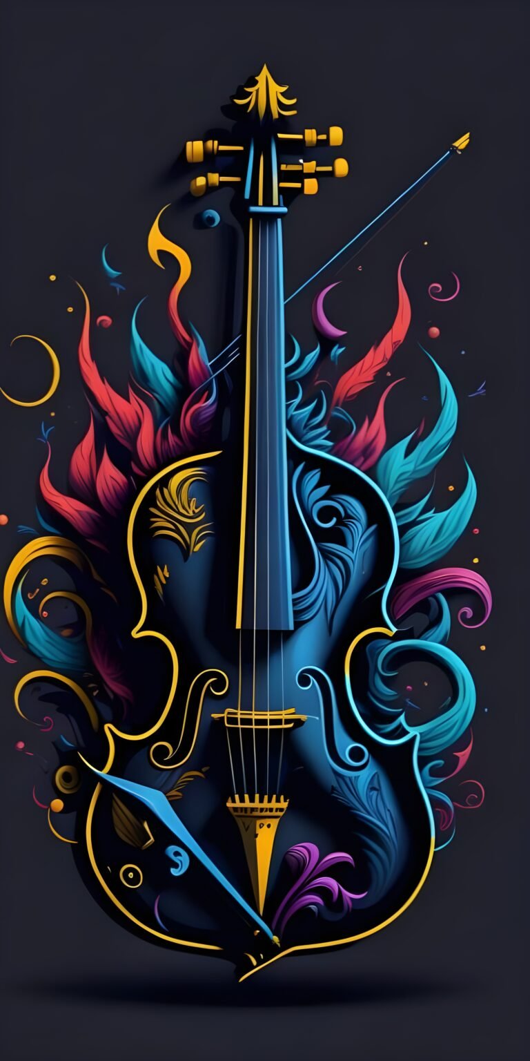 Best Guitar Music Wallpaper, Vibrant, Black