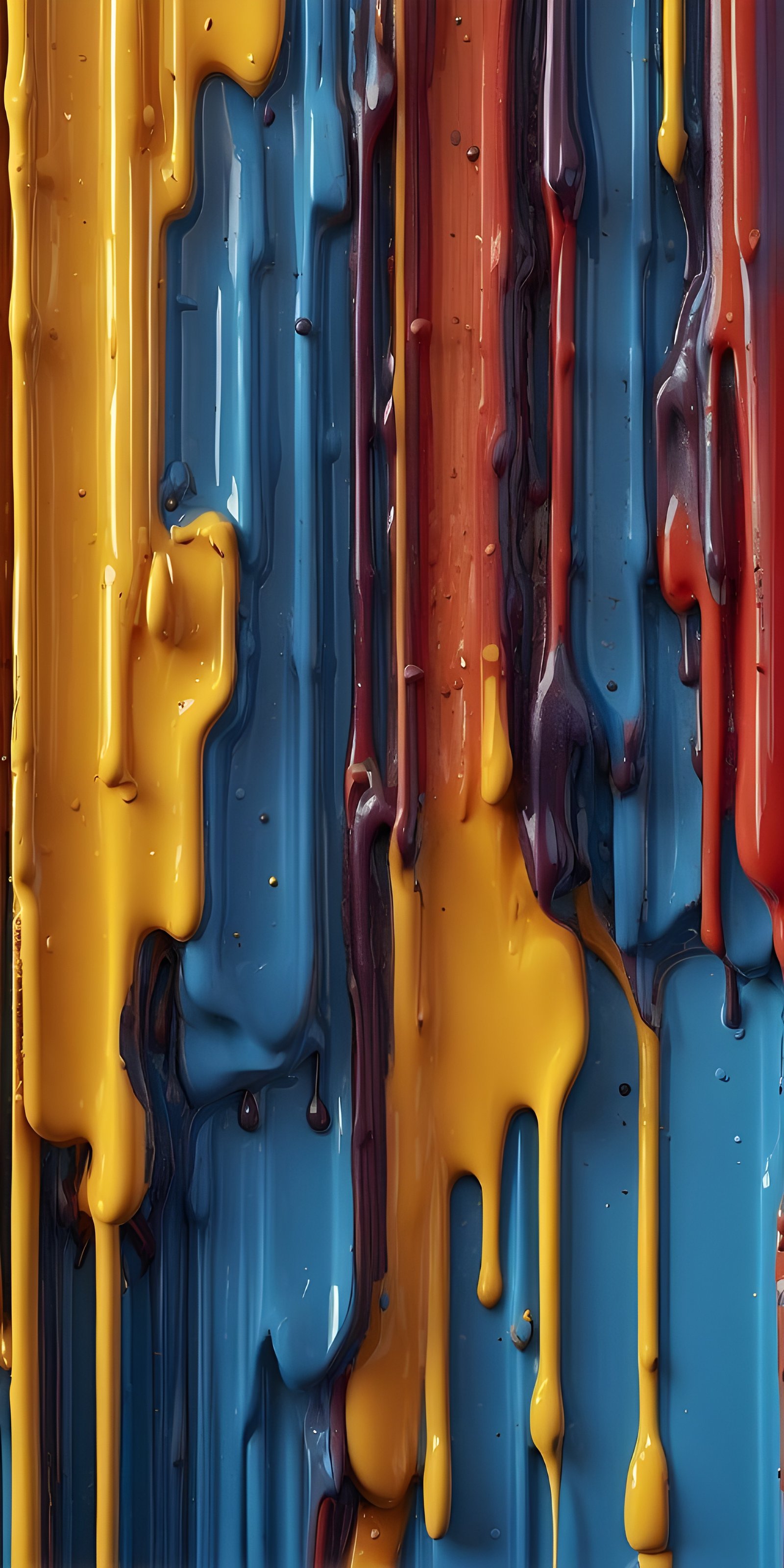 Colorful Paint Abstract Wallpaper